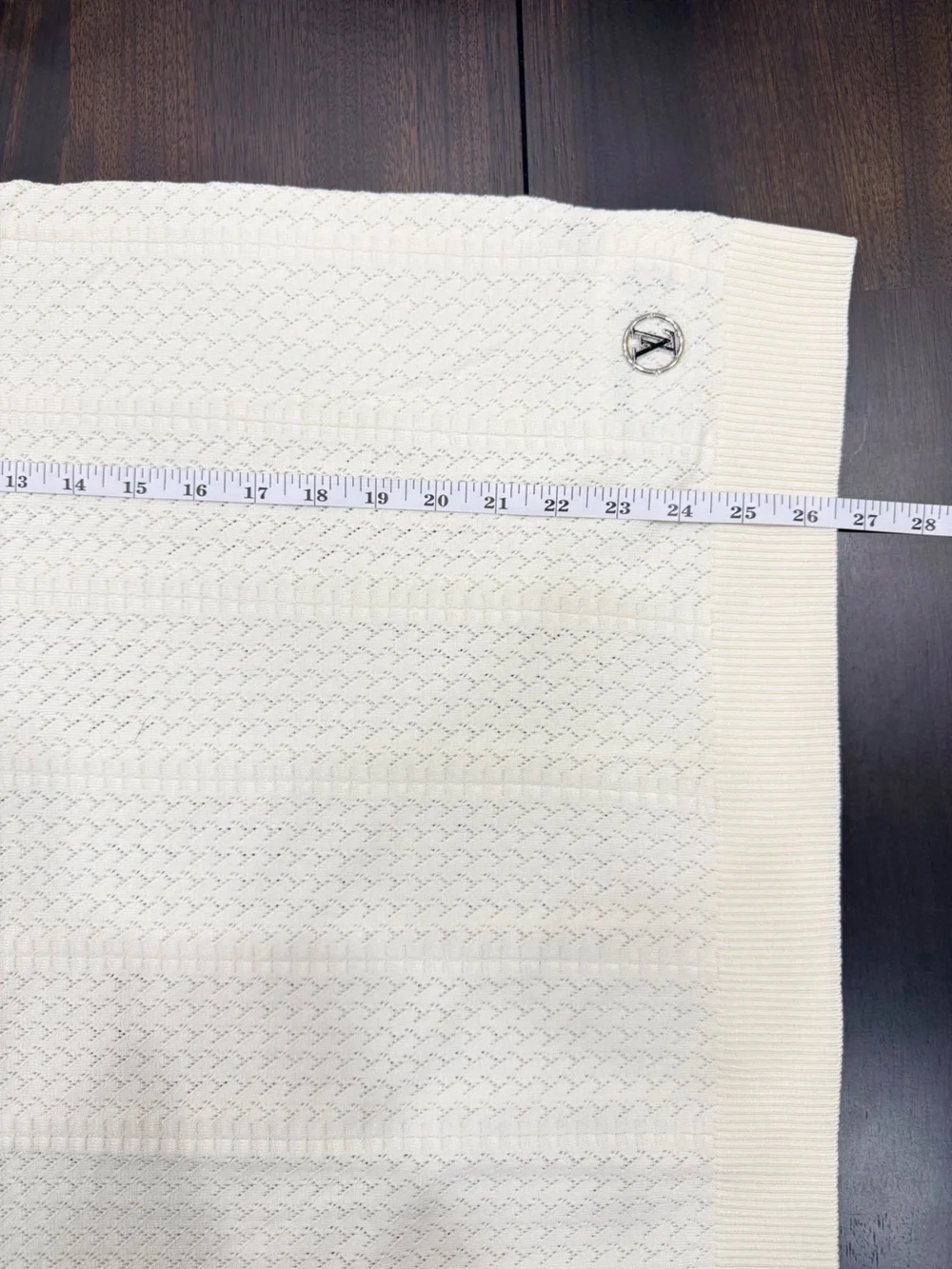 Louis Vuitton Cream Short Sleeve Zip-Front Knit Polo - Picture 7 of 7
